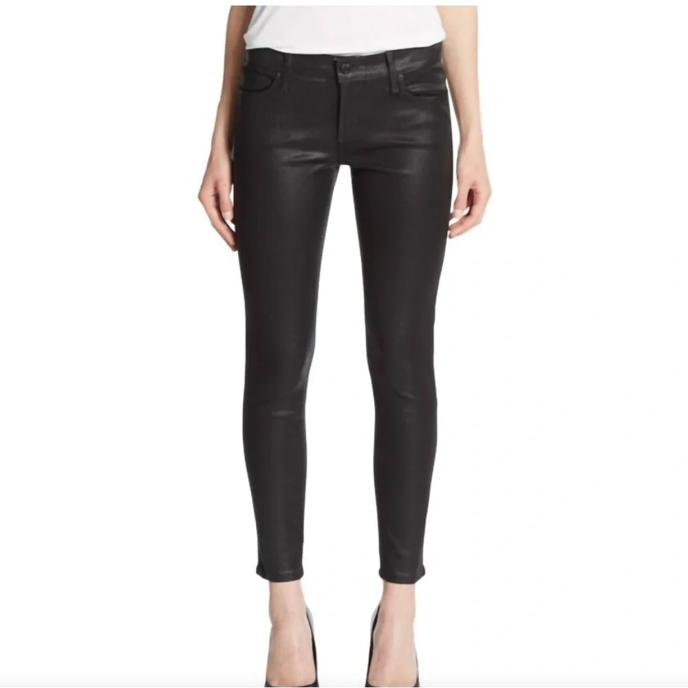 Joe's Jeans Coated Vixen Sassy Skinny Ankle Skinny Jean in Darley - Picture 4 of 11